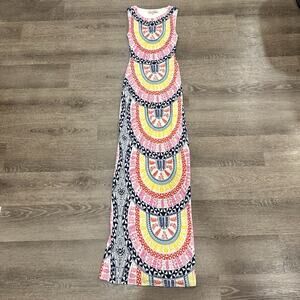 Mara Hoffman Womens Maxi Dress Size XS Geometric Print Colorful Tank Bodycon‎